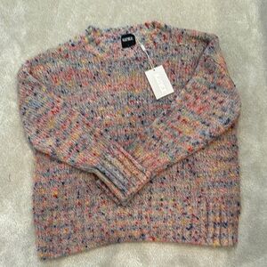 Katie J NYC Multicolor Crewneck Sweater